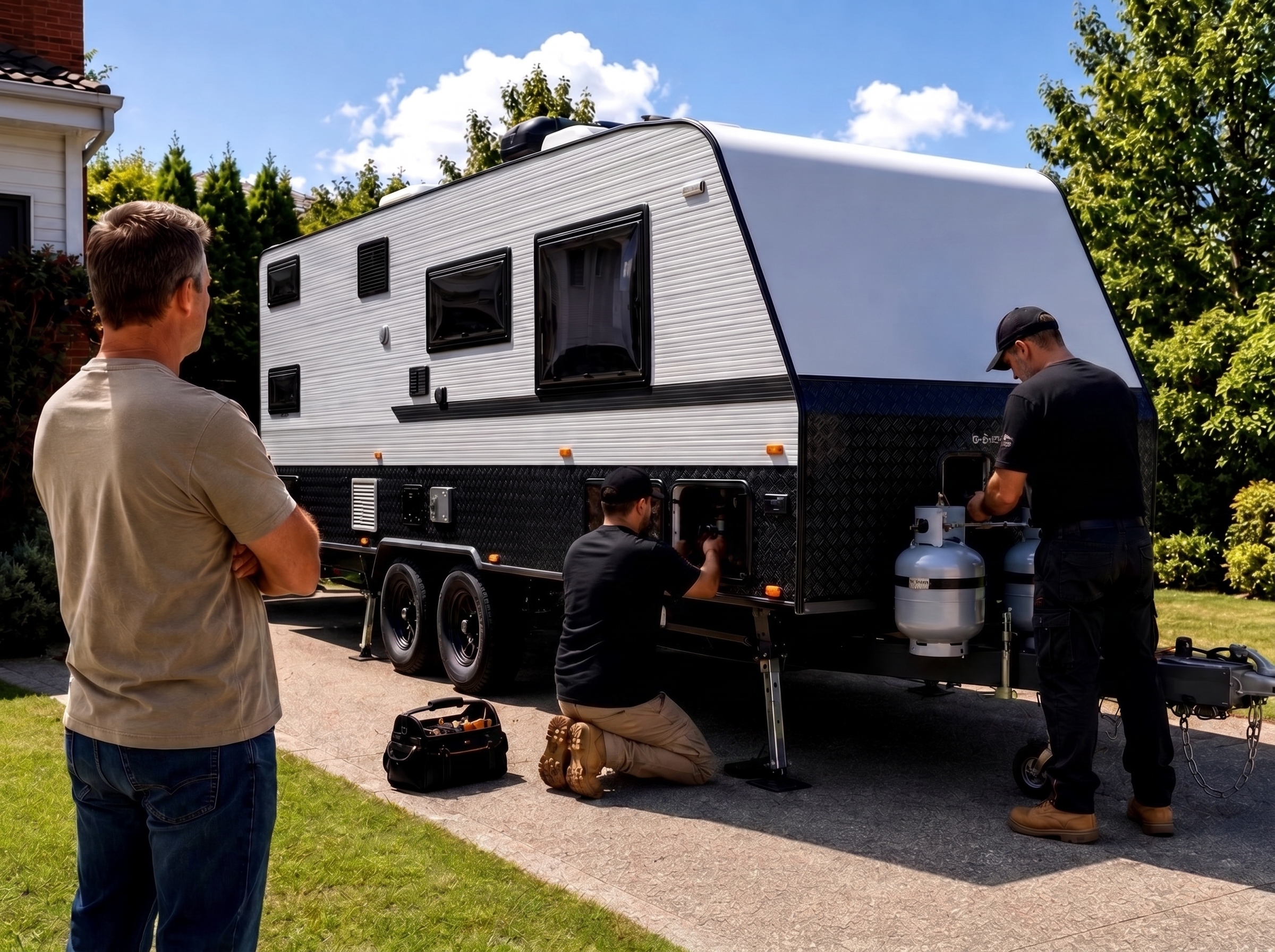 Mobile caravan repairs